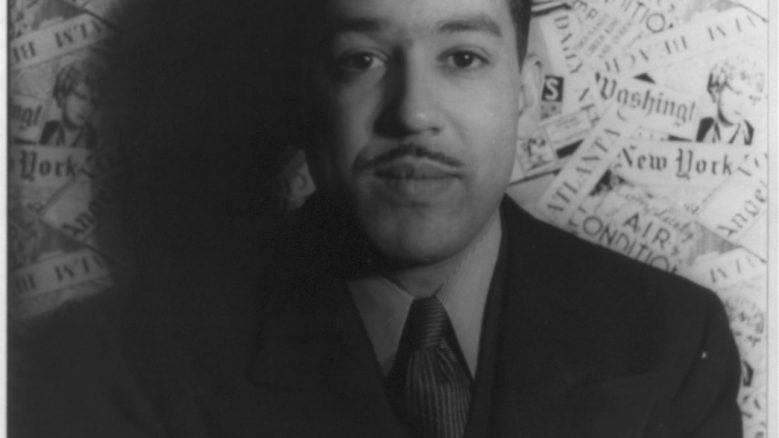 Portrait of Langston Hughes by Carl Van Vechten