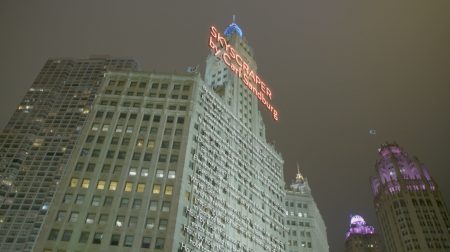 Skyscraper on Chicago skyline