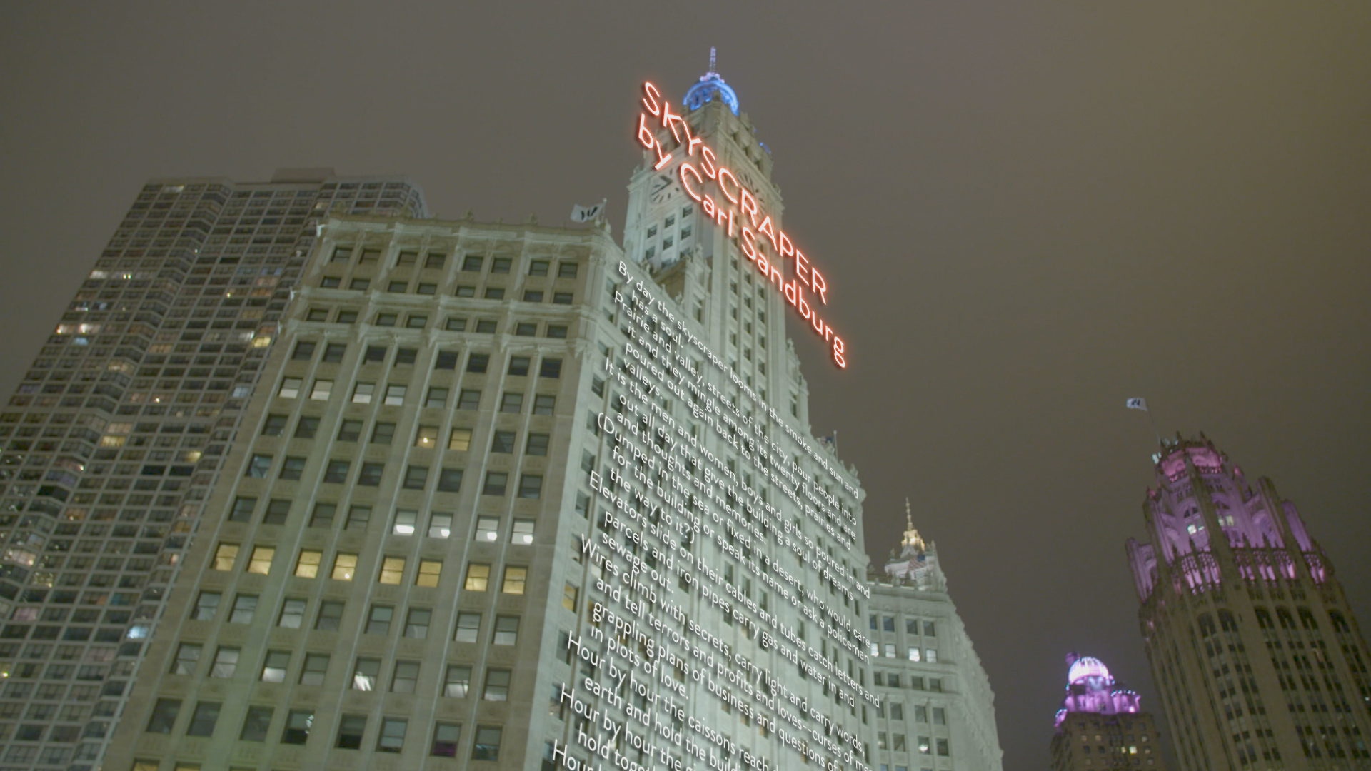 Skyscraper on Chicago skyline