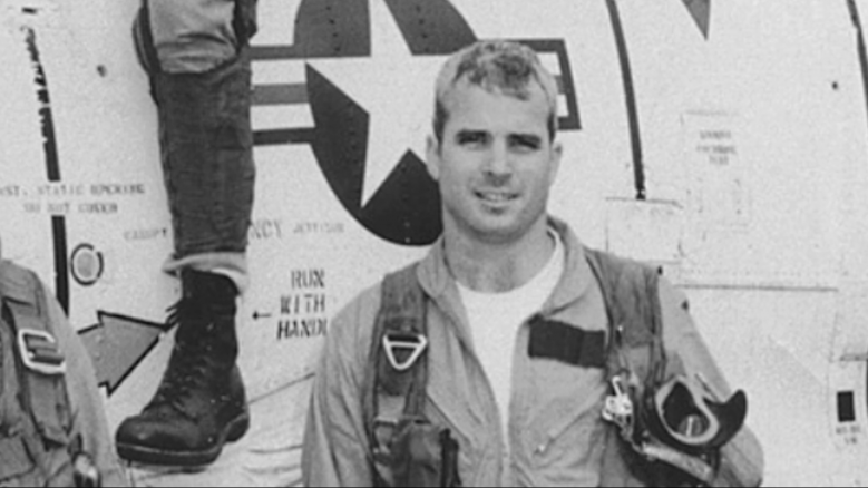 John McCain with Squadron
