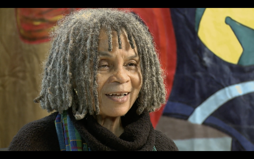 Portrait of Sonia Sanchez smiling