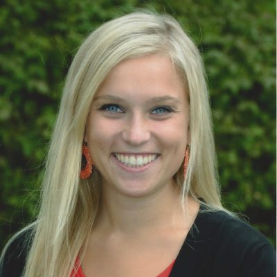 Headshot of Samantha St. Lawrence smiling.