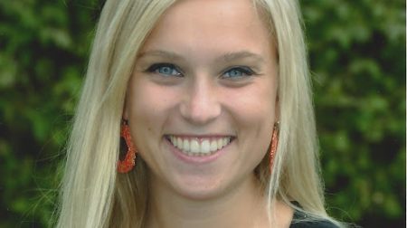 Headshot of Samantha St. Lawrence smiling.