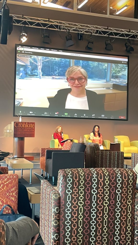 Lindy Elkins Tanton joins the conversation with Elisa New and Patty Talahongva via zoom.