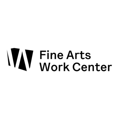 The black and white logo for the Fine Arts Work Center.