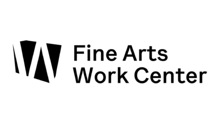 The black and white logo for the Fine Arts Work Center.