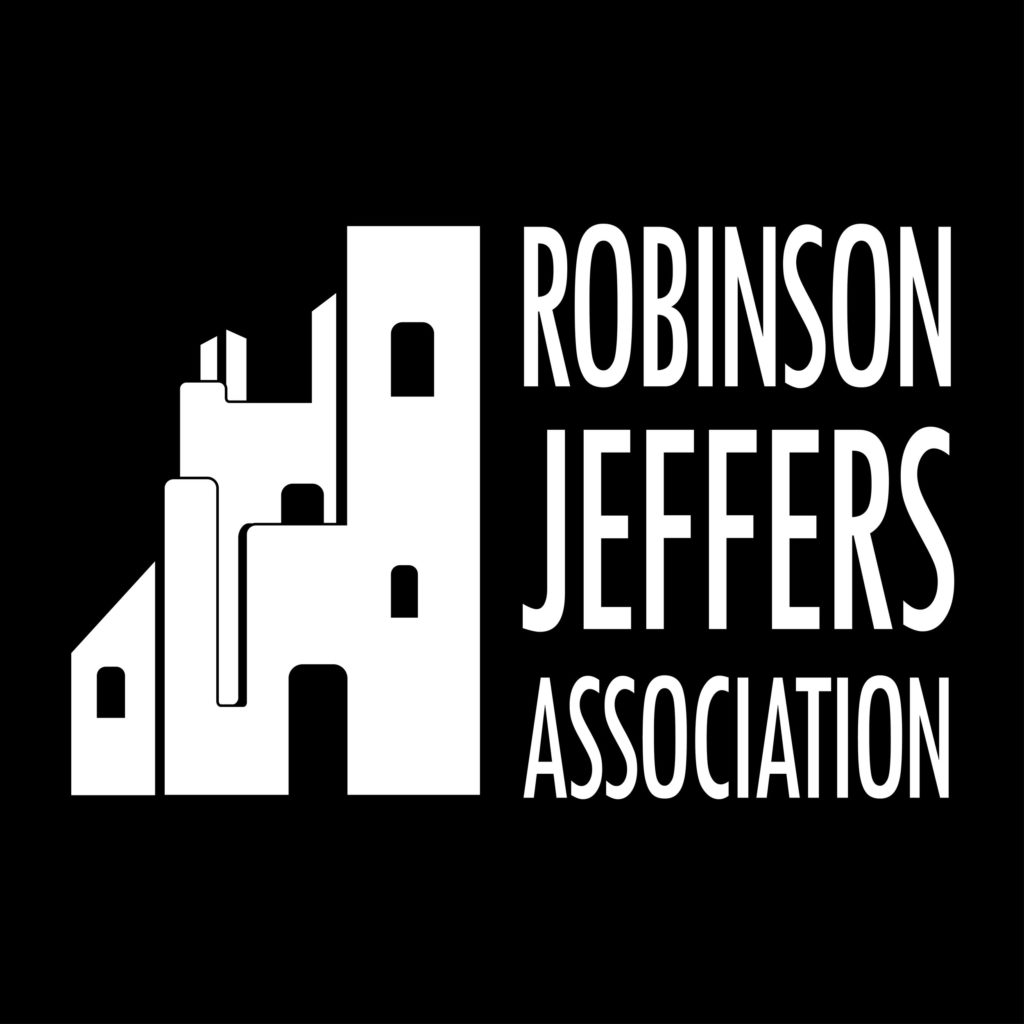 The black and white logo for the Robinson Jeffers Association.