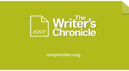 The lime green logo for AWP's The Writer's Chronicle.