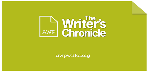 The lime green logo for AWP's The Writer's Chronicle.